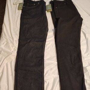 NEW: 2-Pack Men’s Slim Jeans – Size 34W x 32L | H&M | Dark Denim Blue & Black |